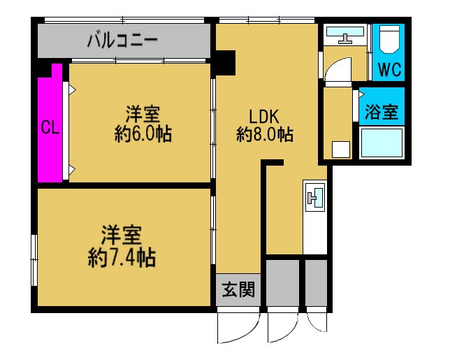 ◆アルタス北堀江◆《2F》